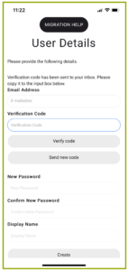 3. Verification code